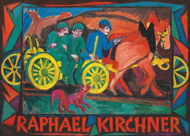 Raphael Kirchner Circus Scene No1 - Plakát
