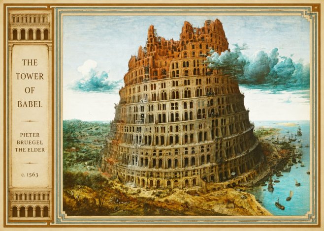 Pieter Bruegel The Tower of Babel III No2 - Plakát