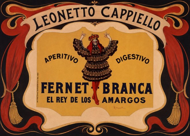 Leonetto Cappiello Fernet Branca No4 - Plakát