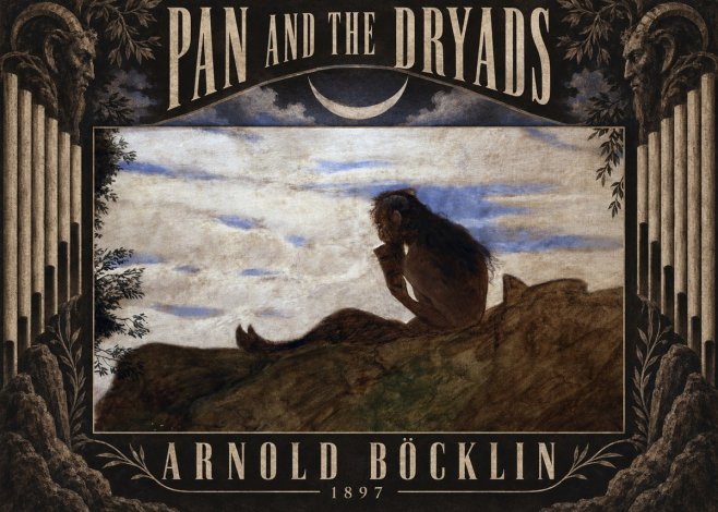 Arnold Böcklin Pan and the Dryads No6 - Plakát