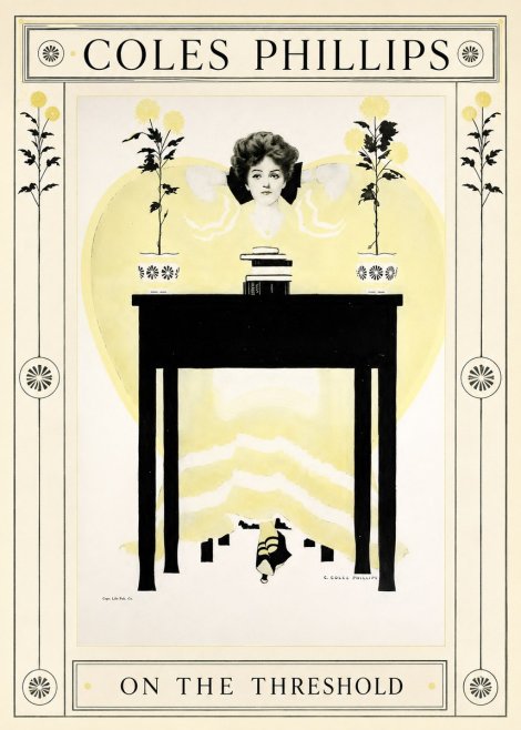 Coles Phillips On the Threshold No1 - Plakát