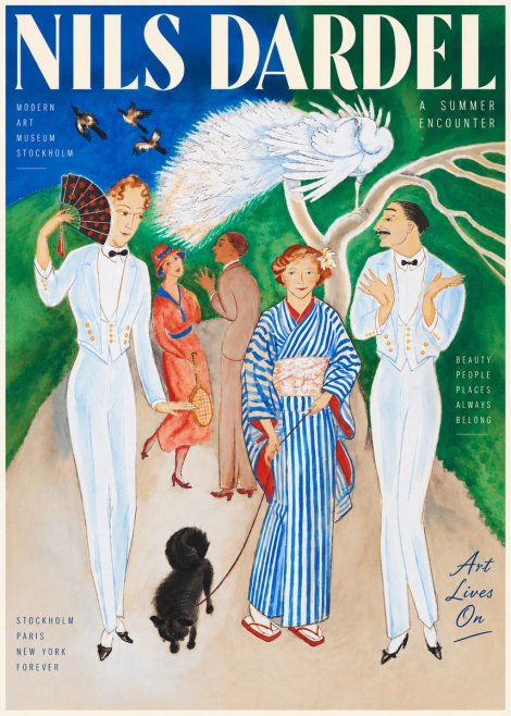 Nils Dardel A Brighter World No6 - Plakát