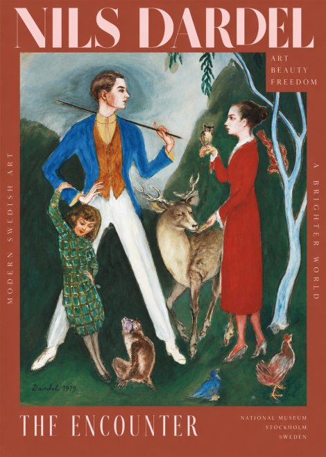 Nils Dardel The Encounter No2 - Plakát
