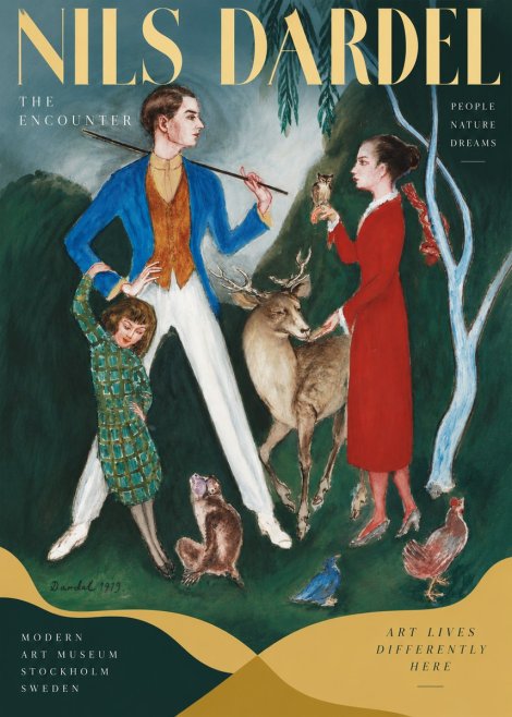 Nils Dardel The Encounter No5 - Plakát