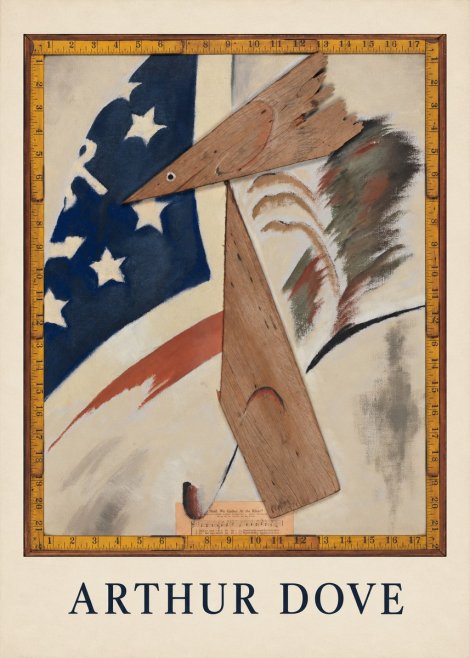 Arthur Dove The Flag No1 - Plakát