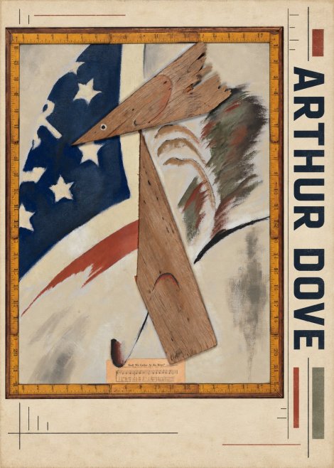 Arthur Dove The Flag No3 - Plakát
