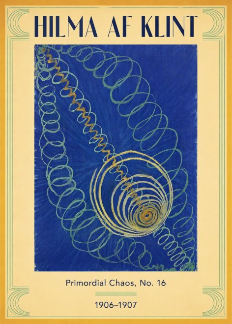 Hilma af Klint Primordial Chaos, No. 16 No3 - Plakát