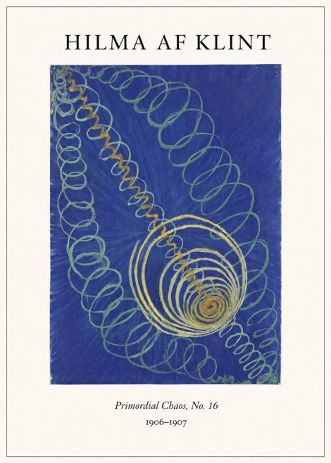 Hilma af Klint Primordial Chaos, No. 16 No4 - Plakát