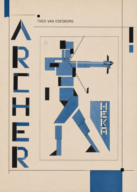 Theo van Doesburg Archer No2 - Plakát