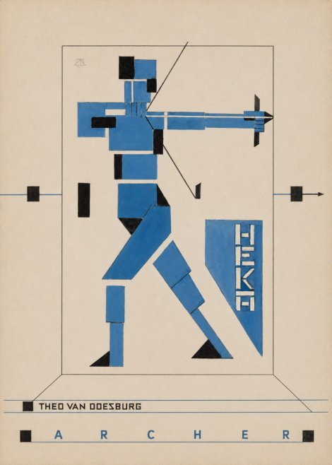 Theo van Doesburg Archer No3 - Plakát