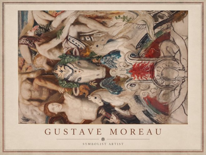 Gustave Moreau Mythological Composition No1 - Plakát