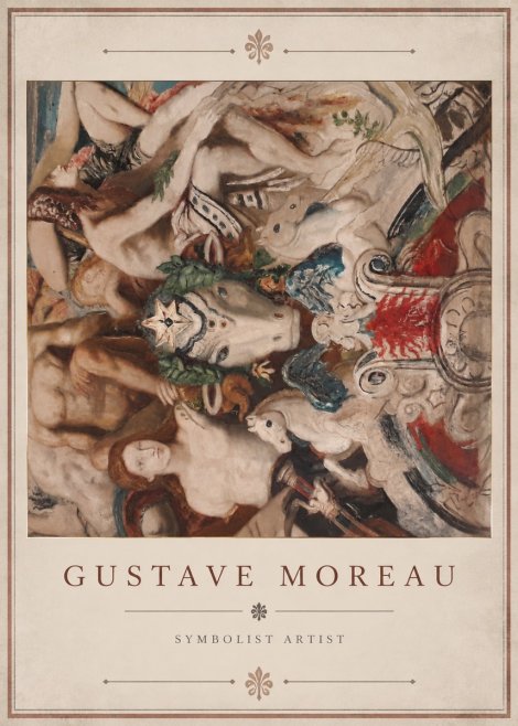 Gustave Moreau Mythological Composition No2 - Plakát