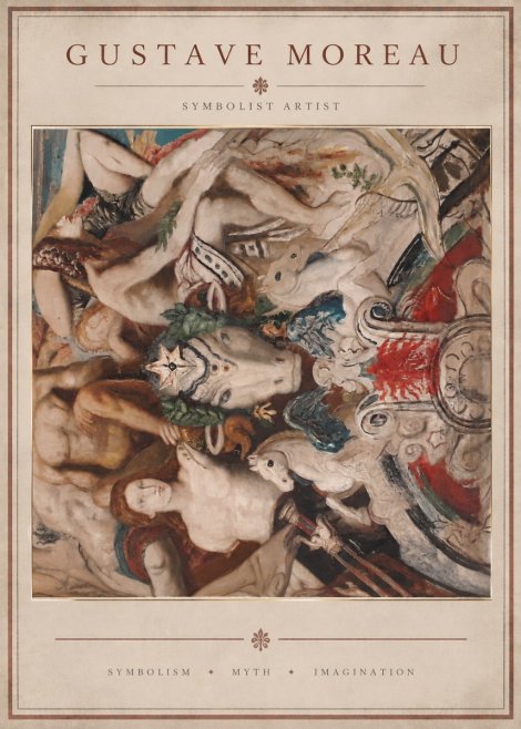 Gustave Moreau Mythological Composition No4 - Plakát