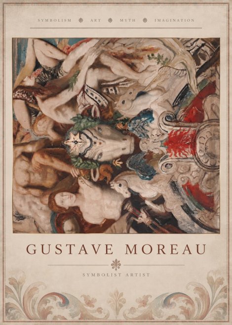 Gustave Moreau Mythological Composition No5 - Plakát
