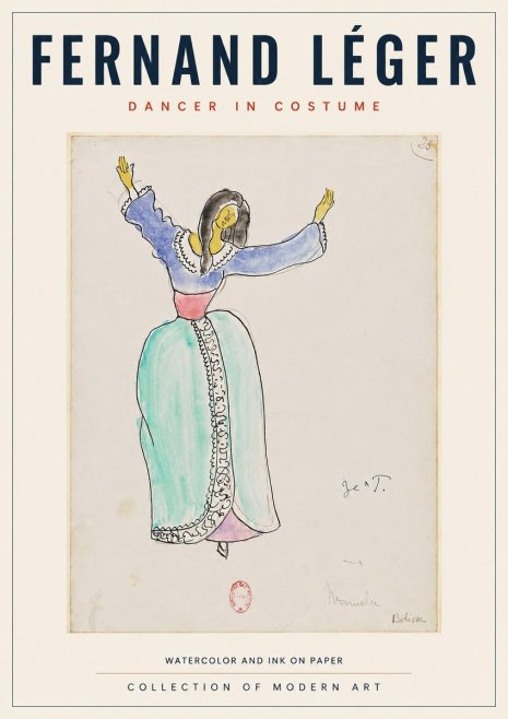 Fernand Léger Manuela Bolívar I No5 - Plakát