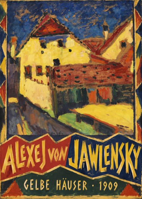 Alexej von Jawlensky Gelbe Häuser No5 - Plakát