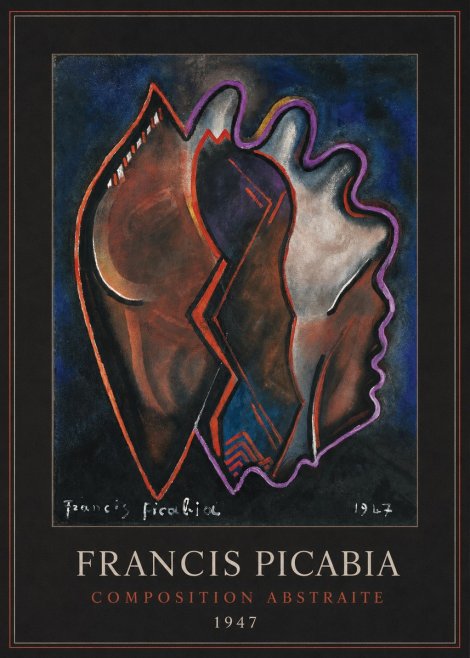 Francis Picabia Composition Abstraite No3 - Plakát