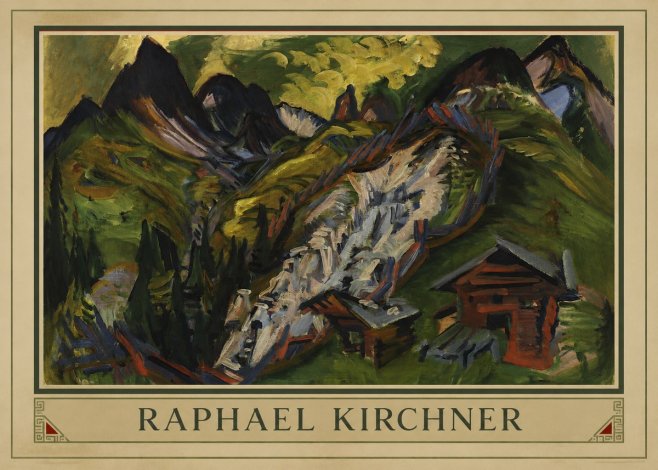 Raphael Kirchner Mountain Landscape I No2 - Plakát