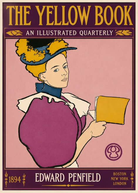 Edward Penfield The Yellow Book I No4 - Plakát
