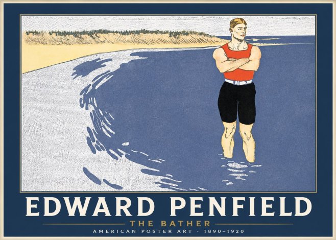 Edward Penfield The Bather No1 - Plakát