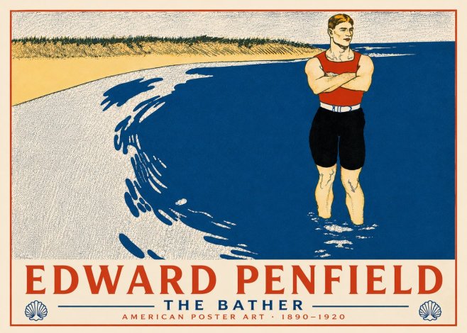 Edward Penfield The Bather No5 - Plakát