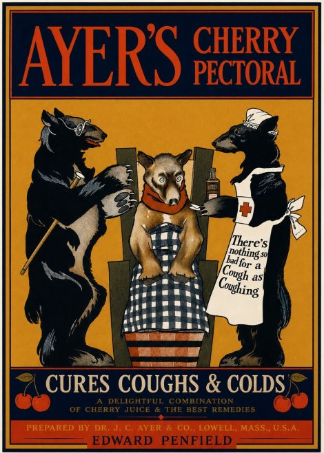 Edward Penfield Ayer's Cherry Pectoral No2 - Plakát