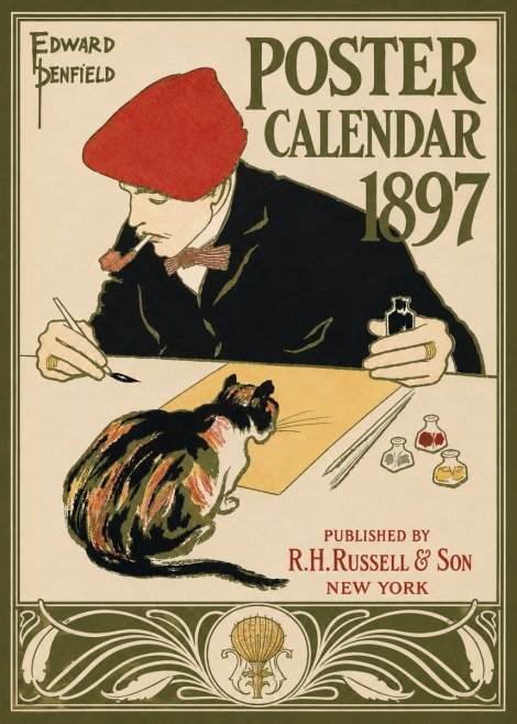 Edward Penfield Poster Calendar 1897 No3 - Plakát