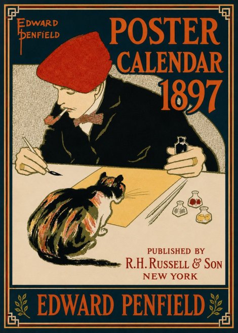 Edward Penfield Poster Calendar 1897 No4 - Plakát