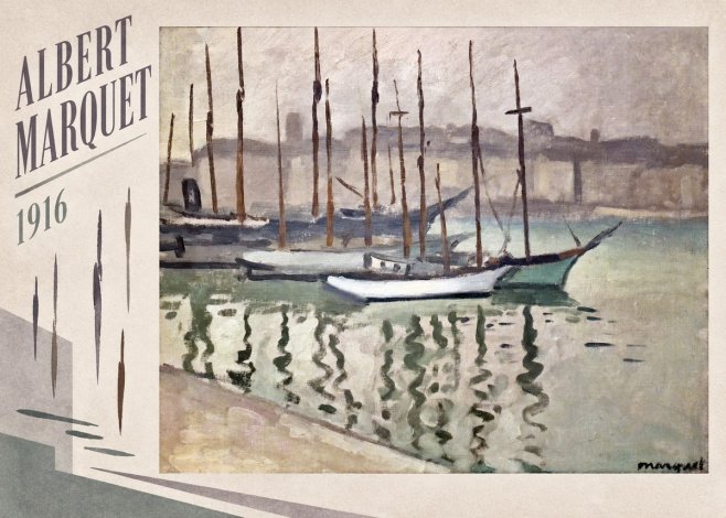Albert Marquet Le Port Du Havre No4 - Plakát