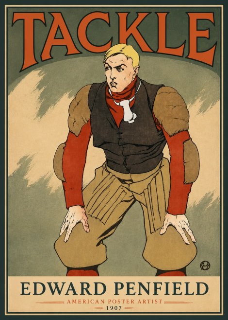 Edward Penfield Tackle No3 - Plakát