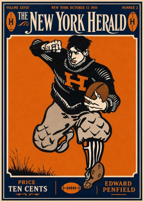 Edward Penfield The New York Herald No5 - Plakát