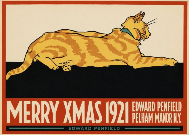 Edward Penfield Merry Xmas 1921 No2 - Plakát