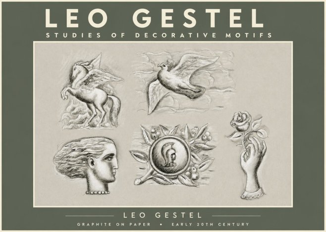 Leo Gestel Studies of Decorative Motifs No2 - Plakát