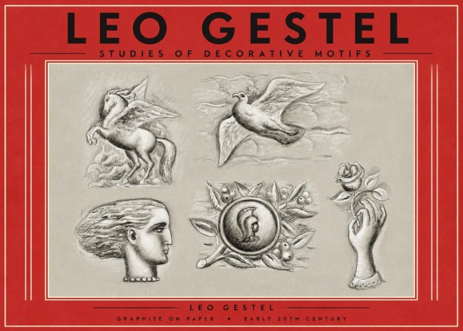 Leo Gestel Studies of Decorative Motifs No4 - Plakát