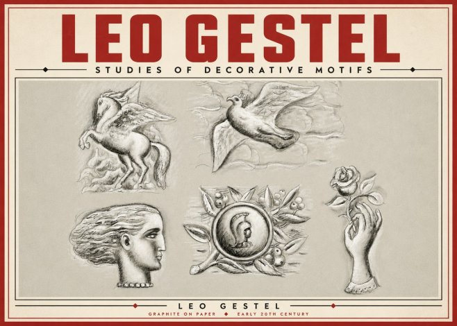 Leo Gestel Studies of Decorative Motifs No5 - Plakát