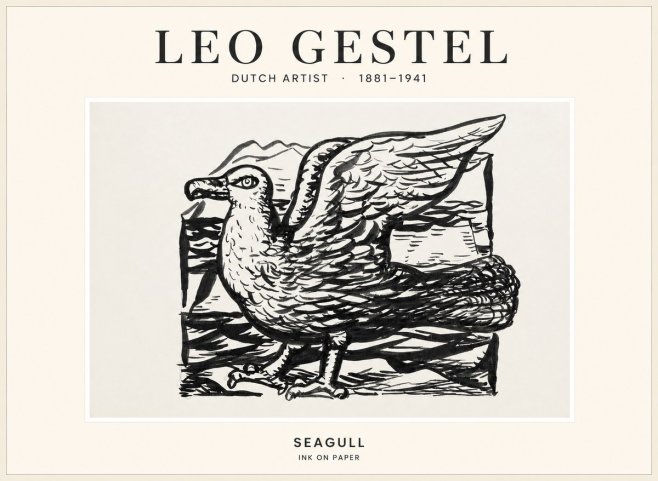 Leo Gestel Seagull No1 - Plakát