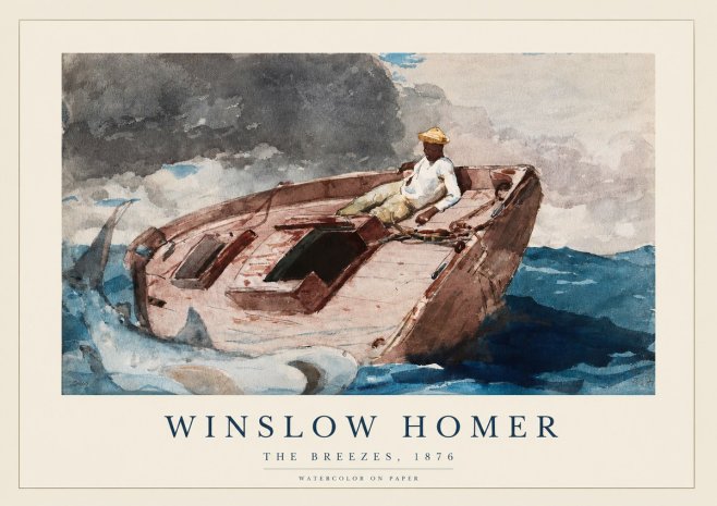 Winslow Homer The Breezes No1 - Plakát