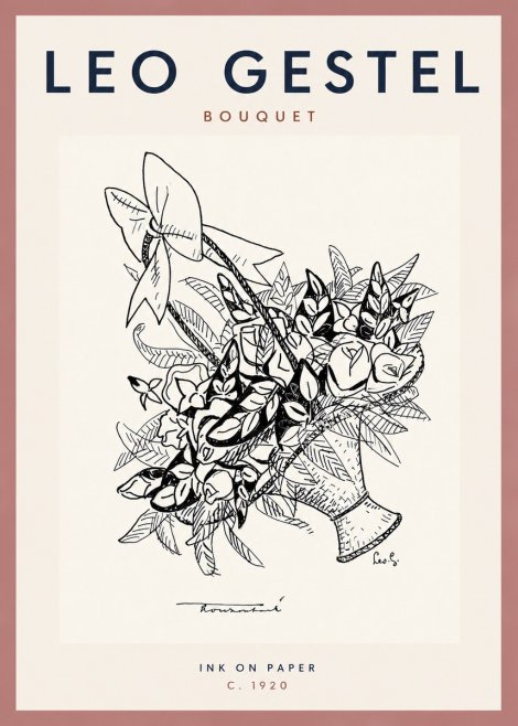 Leo Gestel Bouquet No3 - Plakát