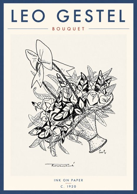 Leo Gestel Bouquet No5 - Plakát