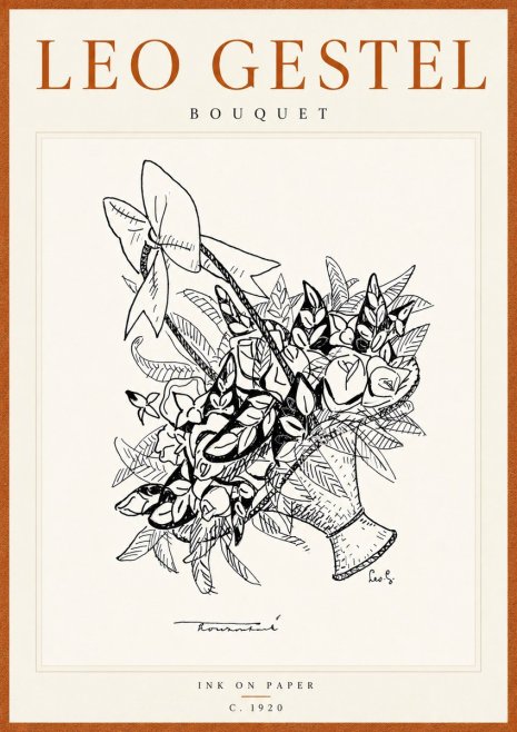Leo Gestel Bouquet No6 - Plakát