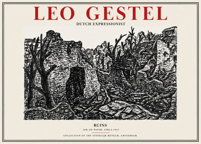 Leo Gestel Ruins No2 - Plakát