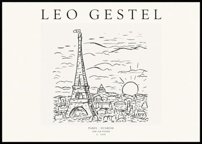 Leo Gestel Paris Sunrise No1 - Plakát