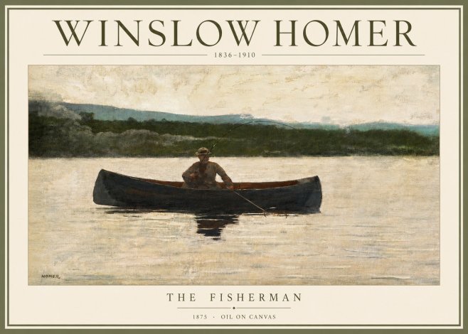 Winslow Homer The Fisherman No3 - Plakát