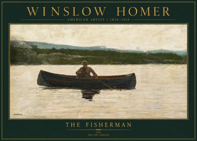 Winslow Homer The Fisherman No5 - Plakát