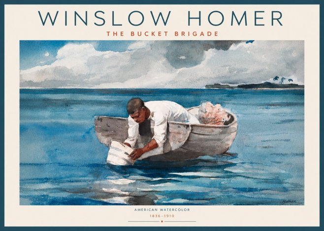 Winslow Homer The Bucket Brigade No6 - Plakát