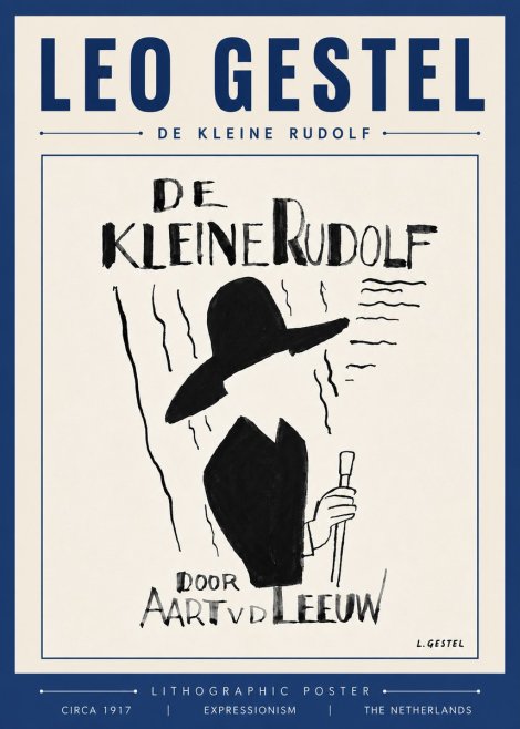 Leo Gestel De Kleine Rudolf No5 - Plakát