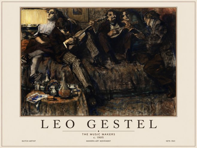 Leo Gestel The Music Makers No1 - Plakát