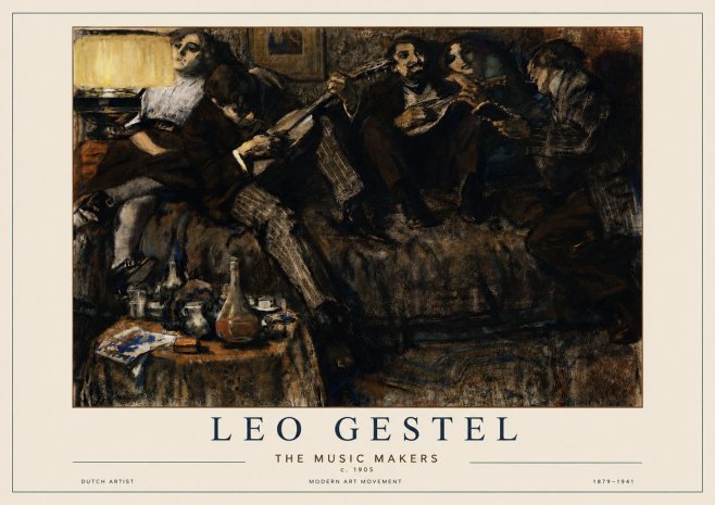 Leo Gestel The Music Makers No3 - Plakát