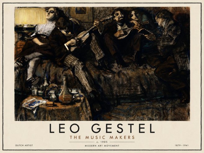 Leo Gestel The Music Makers No5 - Plakát
