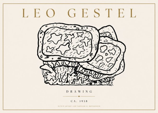 Leo Gestel Drawing Ca. 1918 No3 - Plakát